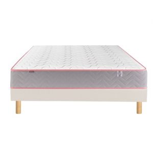 Endormi 90x190 + sommier sable + pieds