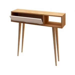 Oseyo ch&ecirc;ne blanc 100 x 30 x h94cm