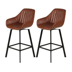 Lot de 2 T. Moss marron fonc&eacute; PU (plan)