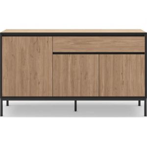 Lorenza 3P1T chene noir 140 x 40 x h80cm