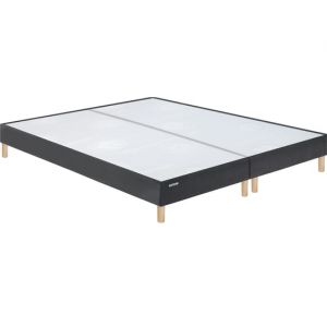 Vitality medium tiss&eacute; gris fum&eacute; Duo 1820 (180x200)