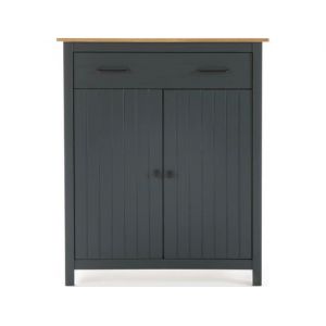 Miranda 2P1T bleu cire 90 x 40 x h110cm