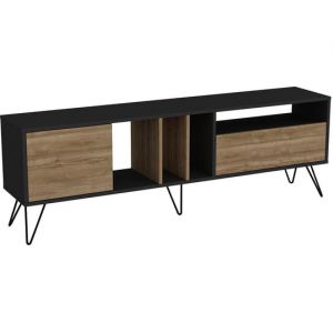 Mistico (180) - Noyer, Noir 180 x 58,7 x 35,5