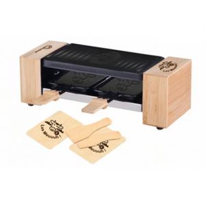 Raclette 2 personnes bois