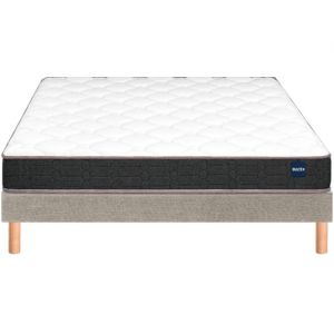 Vitality 2.1 160x200 + sommier grege +pieds