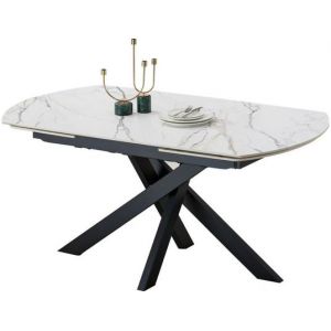 Furiani 160/240 x 90 x 74,5 cm blanc