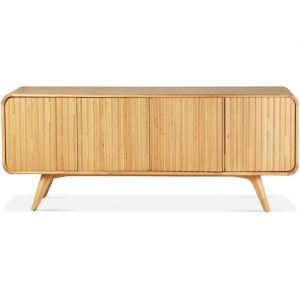 Sublime 4 portes chene naturel 200 x 46,5 x 80 cm