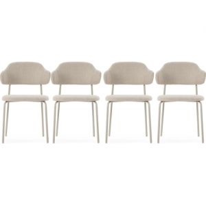 Lot de 4 C. Adriel beige