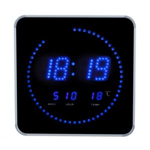 Horloge LED DIGITALE Bleu