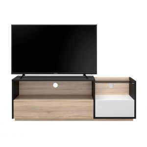 Meuble TV 2 tiroirs 2 niches ROBIN 69990-86AK49