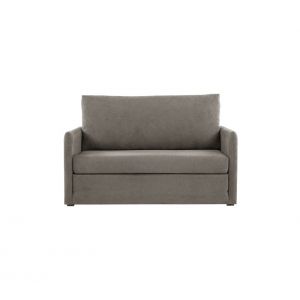 Banquette 2 places déplimousse CHARLIE tissu soro taupe