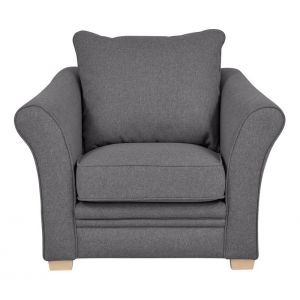 Fauteuil CLARA tissu anthracite