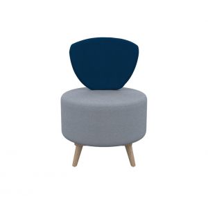 Chauffeuse design PETAL BUT PRO Bleu Foncé/Gris