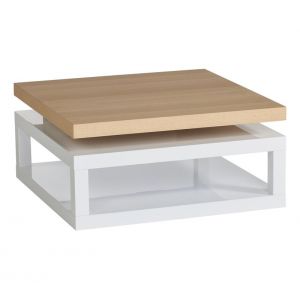 Table basse plateau pivotant  GIRO