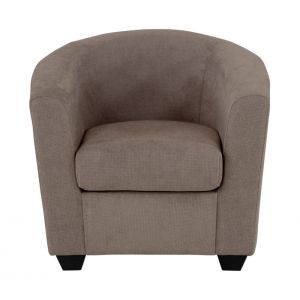 Fauteuil cabriolet THEO tissu Crown Taupe