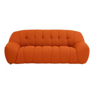 Canapé 3 places NOVA tissu GOLF orange