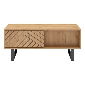 Table basse VANIA imitation chêne