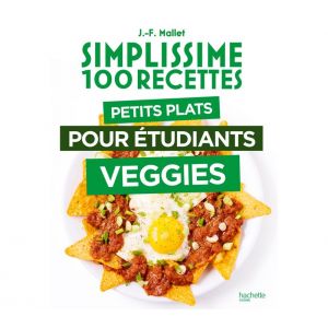 Livre de cuisine Simplissime HACHETTE Petits plats étudiants veggies
