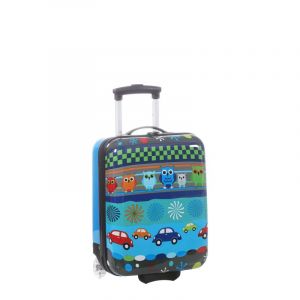 Valise cabine rigide Kids 2 roues 50 cm Bleu