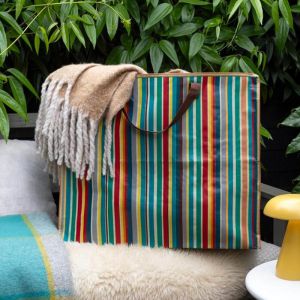 Sac de rangement Jumbo 55 cm Rayures rétro années 70