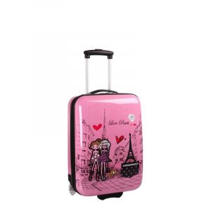 Valise cabine rigide Kids 2 roues 48 cm Love Paris