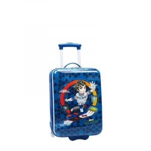 Valise cabine rigide enfant 2 roues Kids 48 cm Bleu