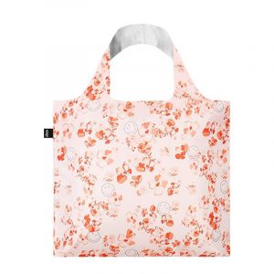 Sac shopping pliable avec pochette zip 50cm Smiley Blossom Bag