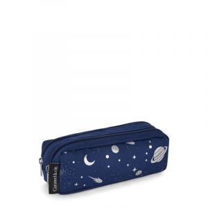 Trousse Double Cosmic Expedition 21 cm Bleu