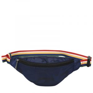 Sac banane 25 cm Camouflage Bleu