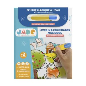 Livre de 6 coloriages magiques à l&#39;eau - Multicolore