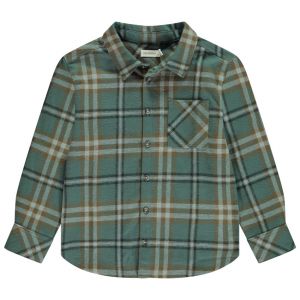 Surchemise à carreaux style bûcheron pour garçon - Vert