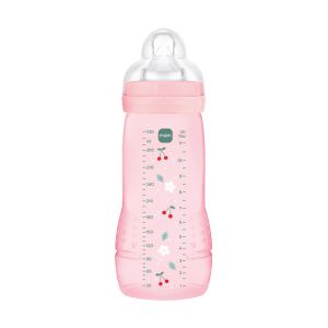 Biberon Easy Active débit rapide 330ml berry - Rose