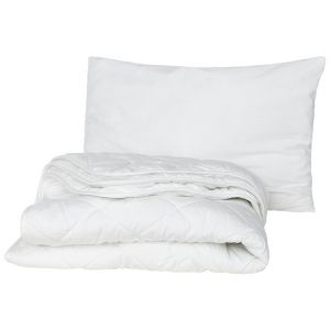 Set couette 100 x 140 cm avec oreiller 60 x 40 cm TOG4 - Blanc