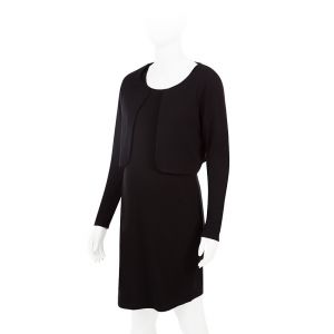 Boléro de grossesse uni sans boutonnage - Noir