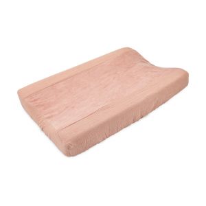 Housse pour matelas à langer 70 x 45 cm - Bliss Coral - Rose