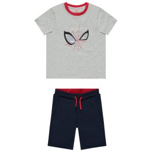Ensemble avec t-shirt Spider-Man d&eacute;tails en sequins magiques - Gris moyen