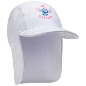 Casquette saharienne Stitch anti-UV pour - Blanc