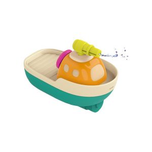 Jouet de bain Toby le bateau &agrave; jet d'eau rigolo - Multicolore