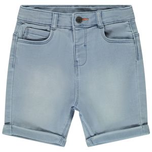 Bermuda effet jean d&eacute;lav&eacute; uni pour b&eacute;b&eacute; gar&ccedil;on - Bleach
