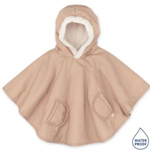 Poncho de voyage waterproof teddy+coated -9/36M- Natural - Ecru