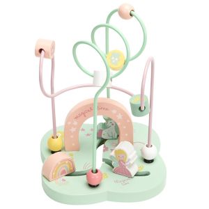 Boulier labyrinthe à spirale en bois Little Poesy - Multicolore