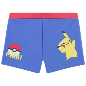 Boxer de bain printé Pikachu Pokémon pour garçon - Bleu