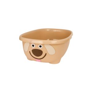 Baignoire/bo&icirc;te de rangement avec hamac - Chien - Beige