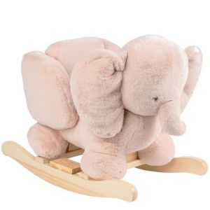 Bascule &eacute;l&eacute;phant - Fanfan - Vieux rose - Vieux rose