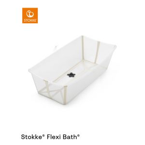 Baignoire pliable Flexi Bath XL sandy beige - Transparent