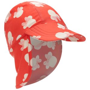 Casquette saharienne anti-UV imprim&eacute; Minnie Disney pour b&eacute;b&eacute; fille - Corail