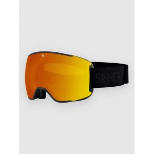 Sinner Snowflake Matte Black (+ Bonus Lens) Masque noir