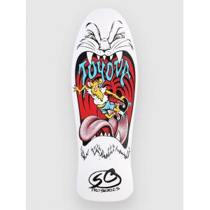 Santa Cruz Toyoda Reissue 10.4" Planche de skate blanc