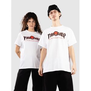Thrasher X Spitfire Big Head Outline T-Shirt blanc