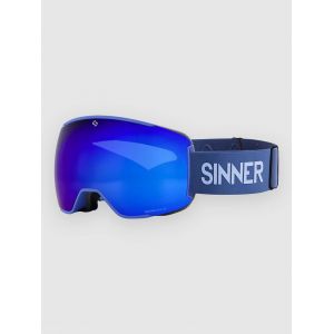 Sinner Snowflake Matte Navy Blue (+ Bonus Lens) Masque bleu